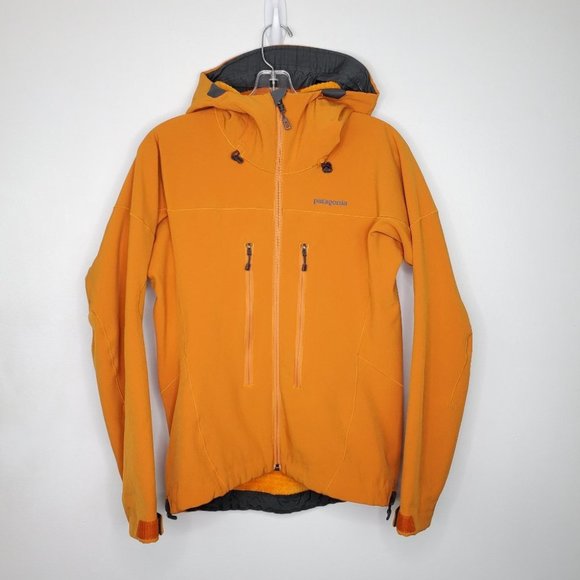 Patagonia Other - Patagonia Orange Gray Zip Up Hooded Polartec Power Shield Pro Jacket, XS